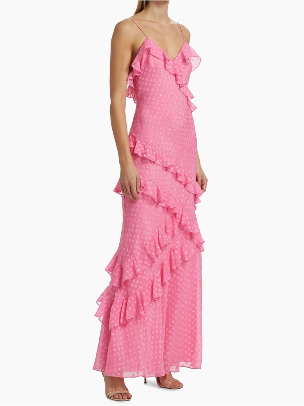LoveShackFancy Rialto Ruffled Maxi Slipdress